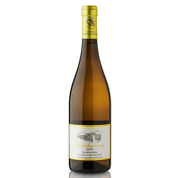 Chardonnay 2019, Αμπελώνες Τριανταφυλλοπούλου Warehouse